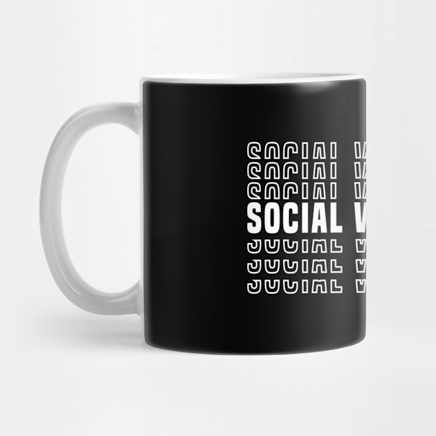 Social Work Squad Social Worker Matching Retro Vintage by FOZClothing